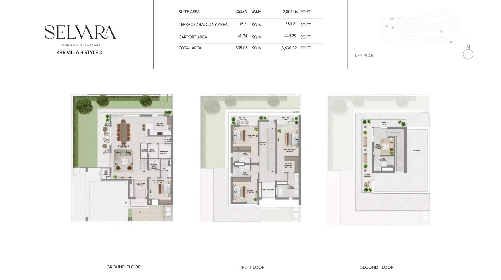 Floor plan for Type F