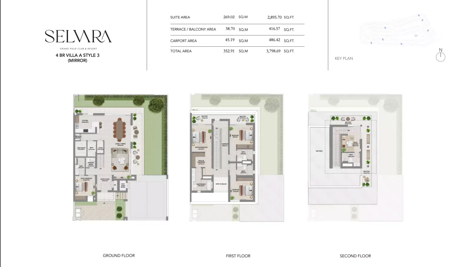 Floor plan for Type C1