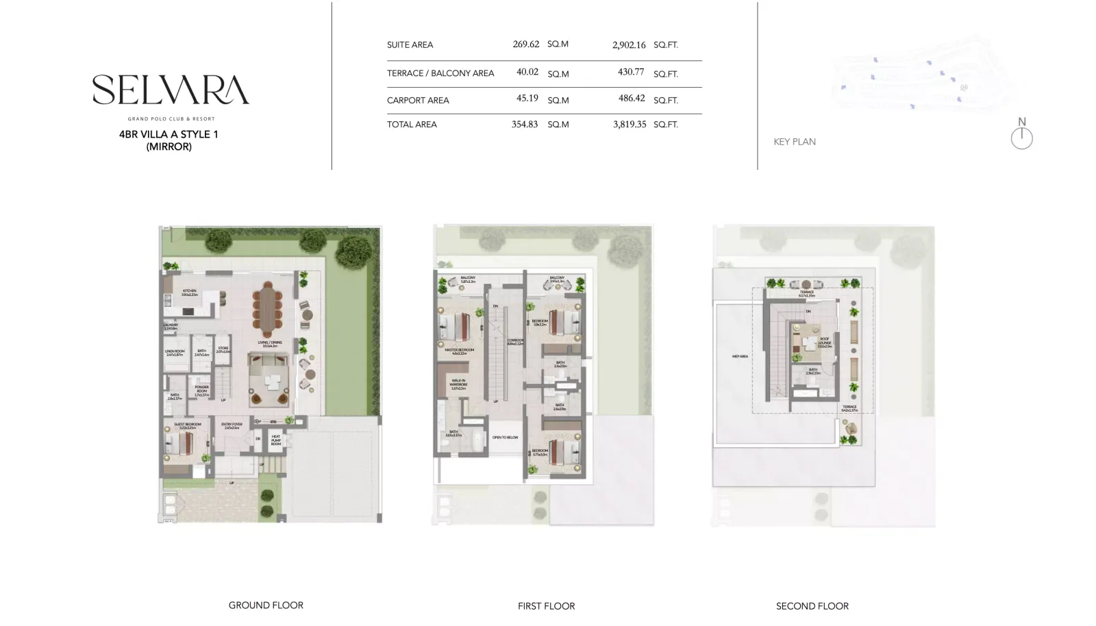 Floor plan for Type A1