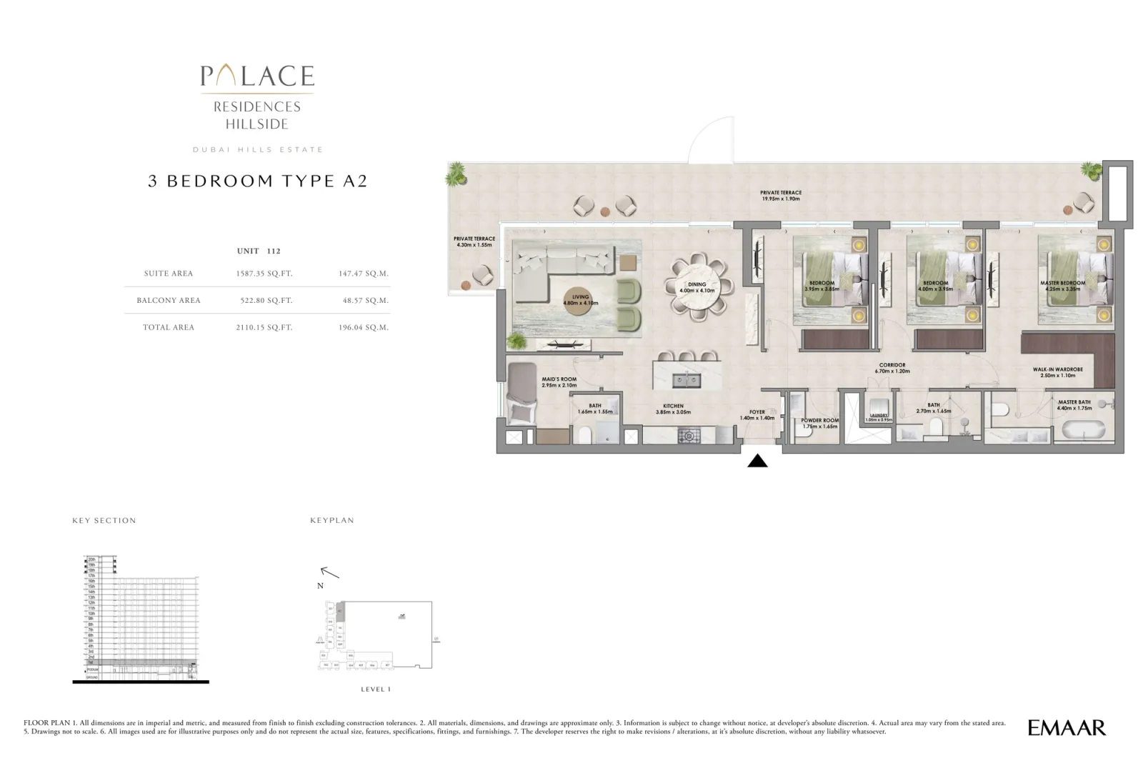 Floor plan for Type A2