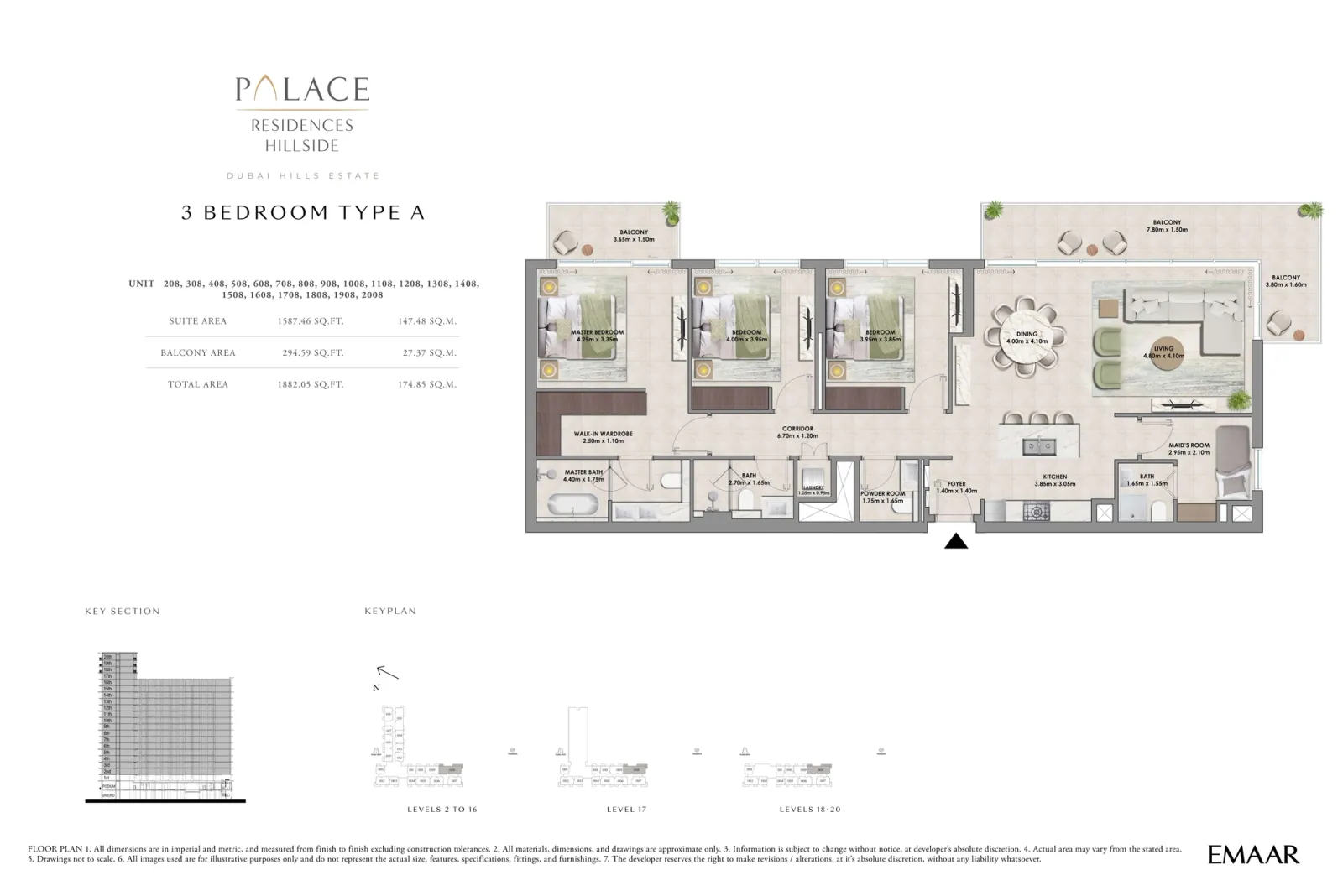 Floor plan for Type A