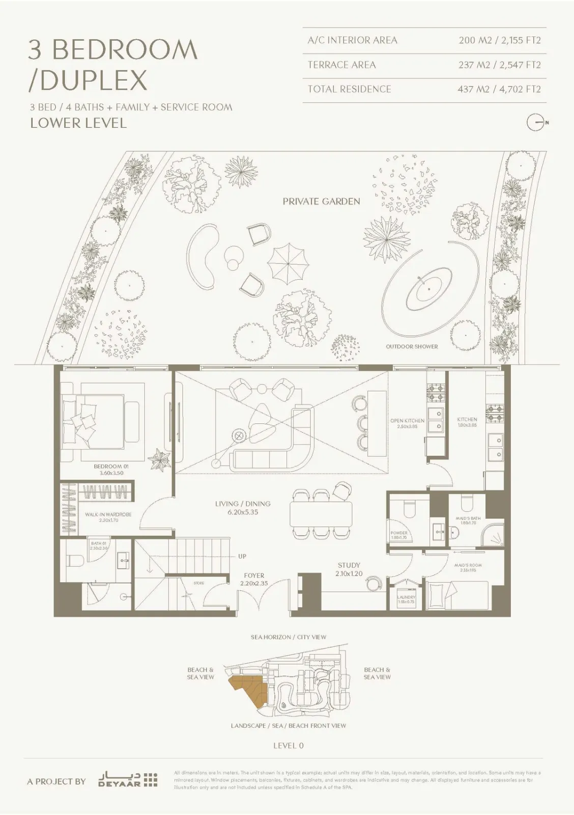 Floor plan for Type B