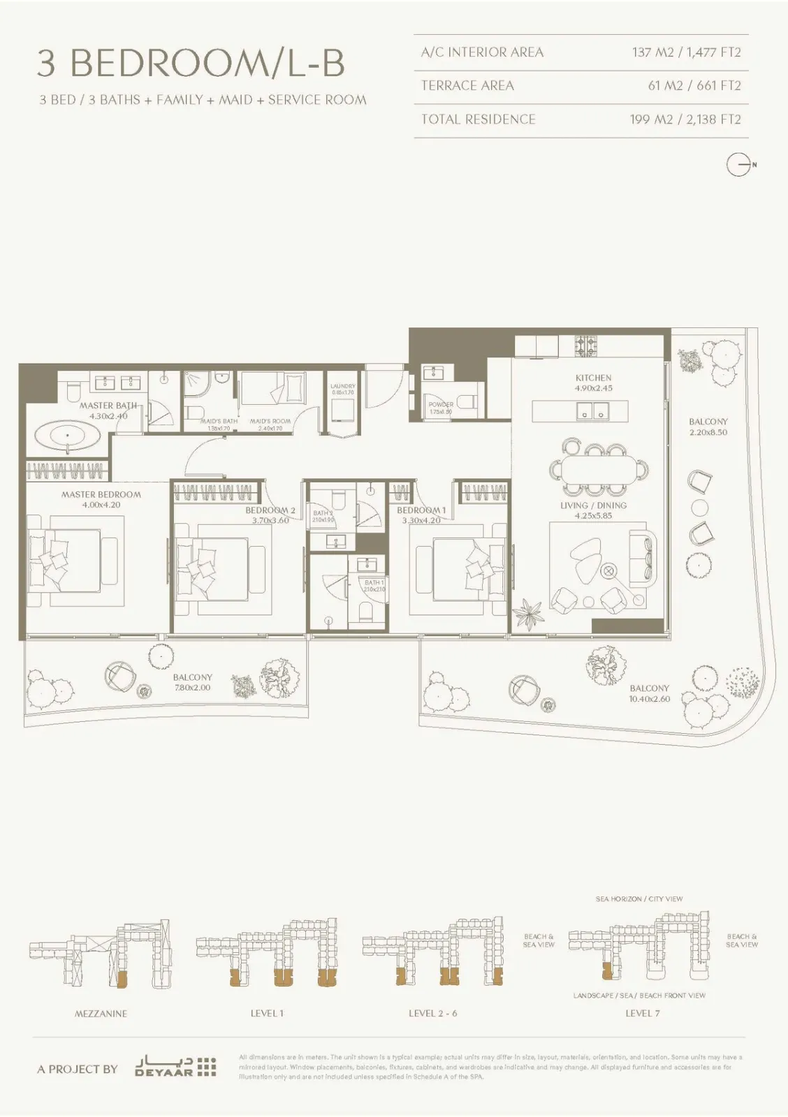 Floor plan for Type C