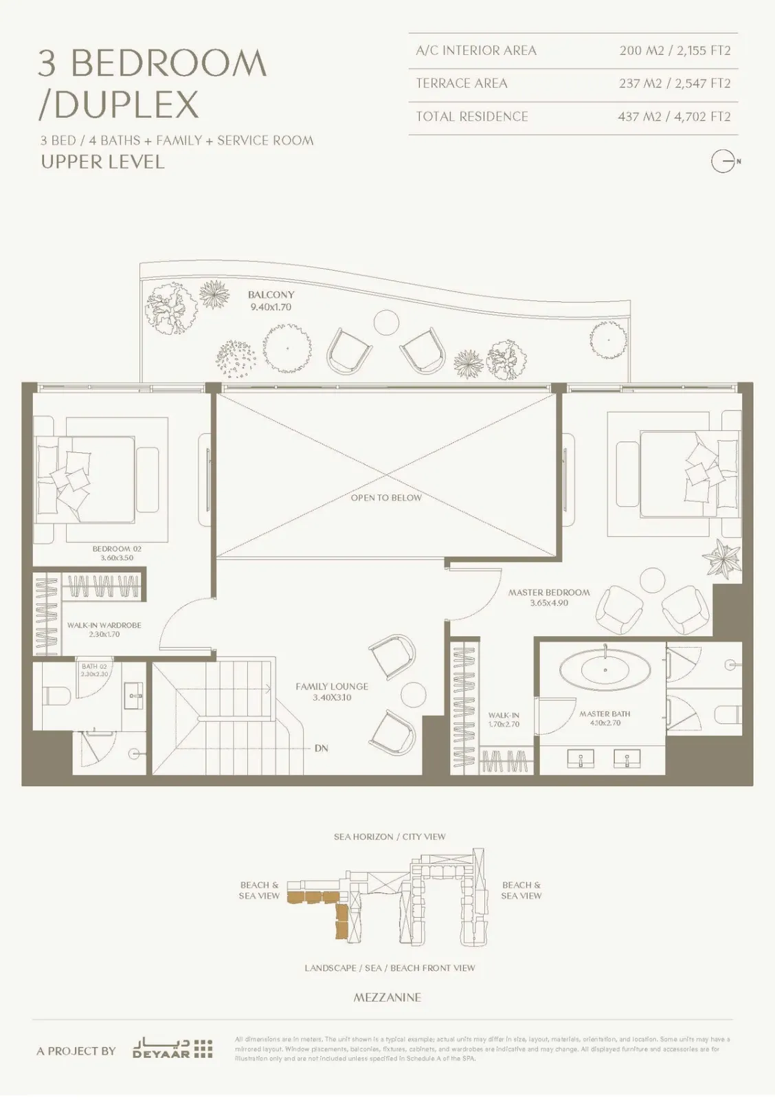 Floor plan for Type C