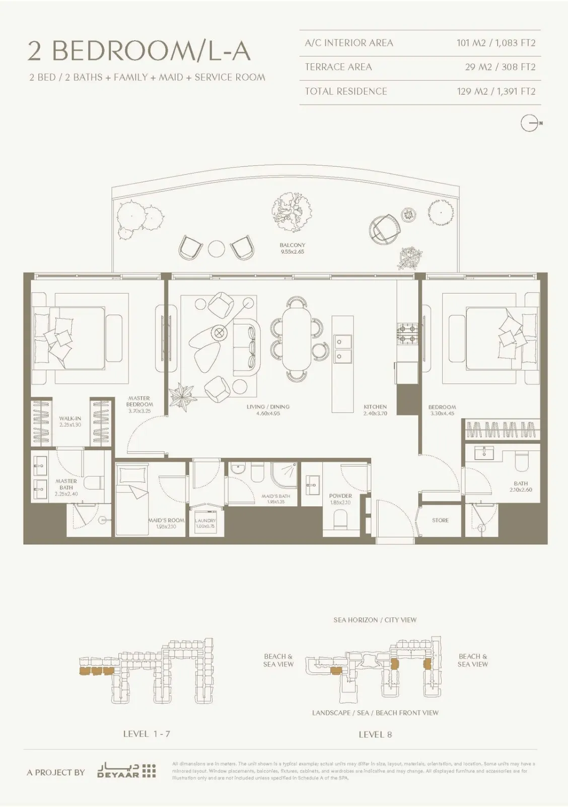 Floor plan for Type C