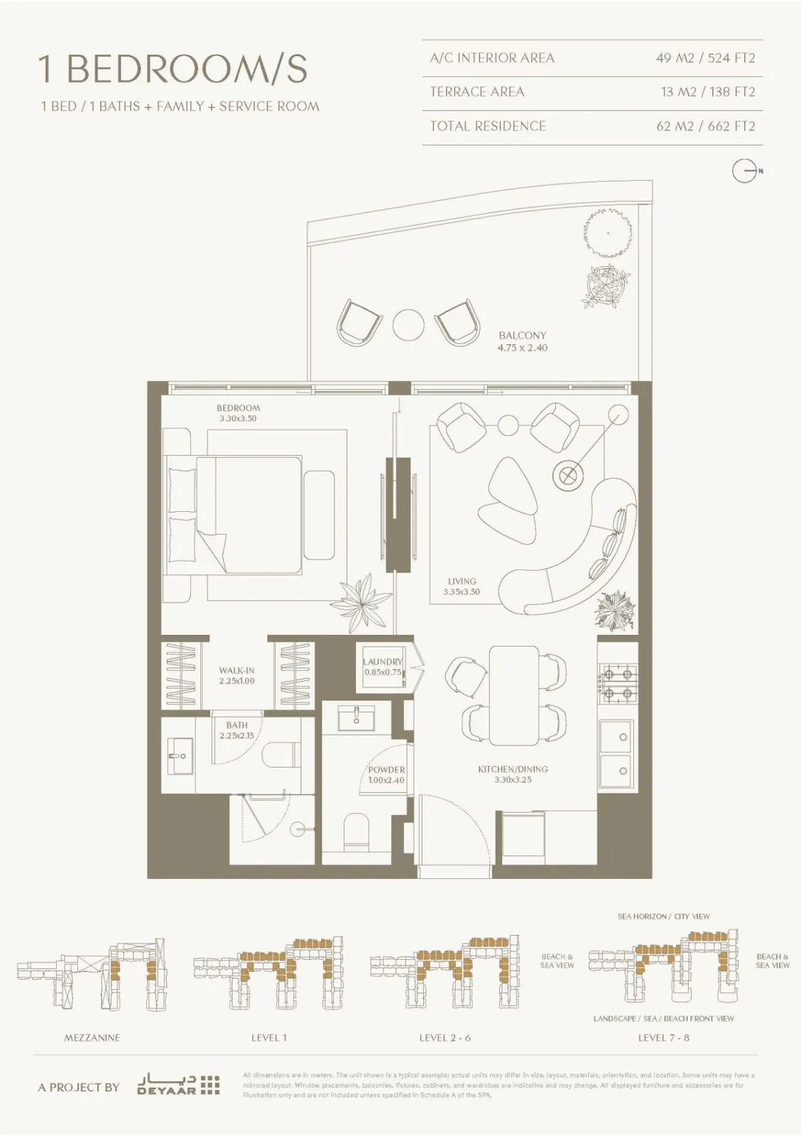 Floor plan for Type A