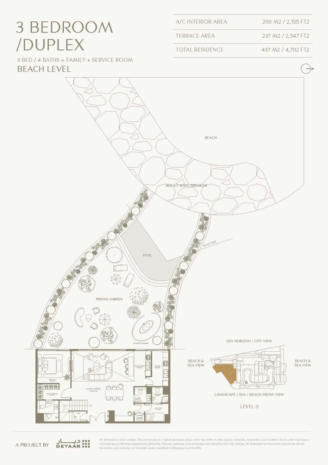 Floor plan for Type A