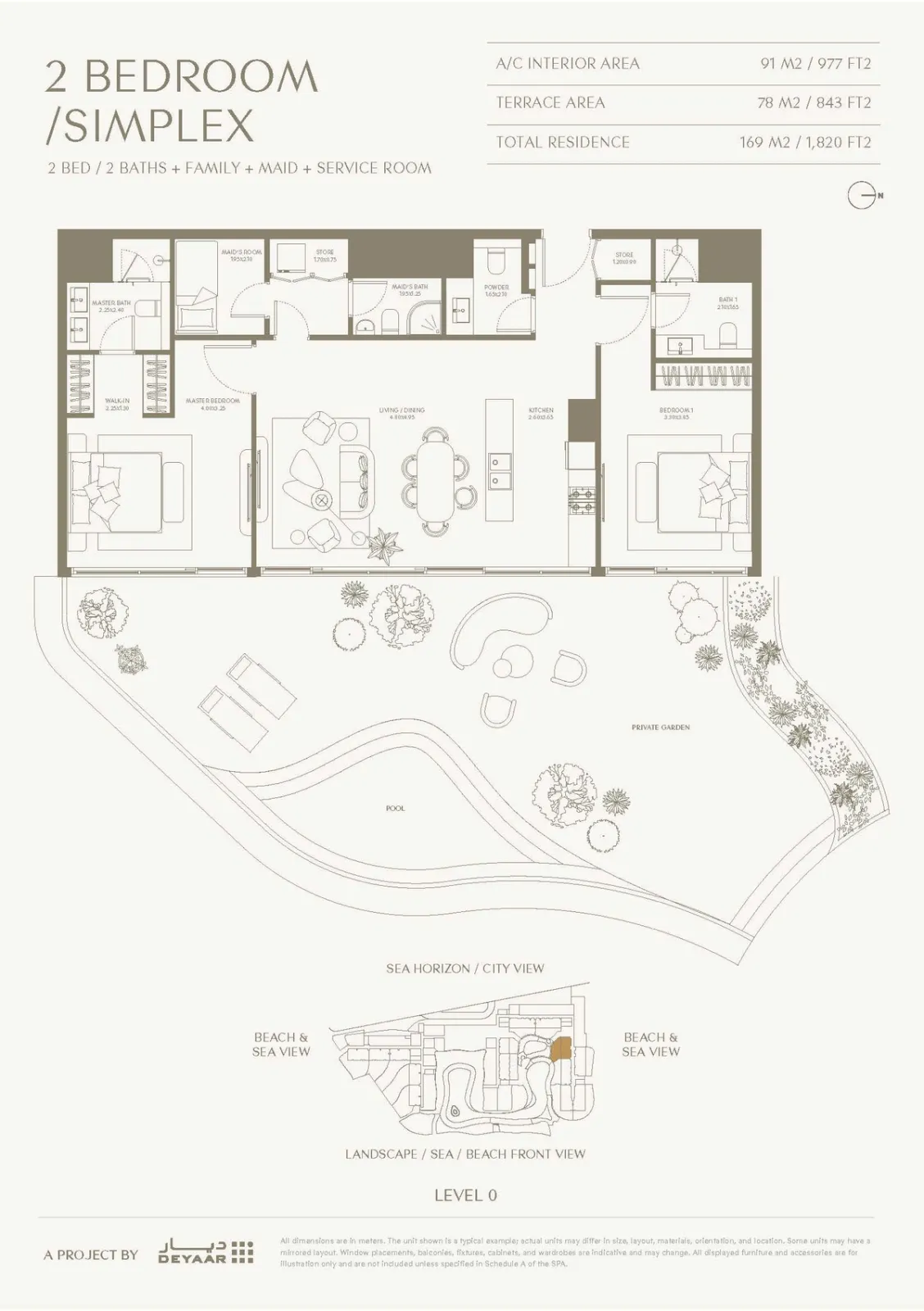 Floor plan for Type D