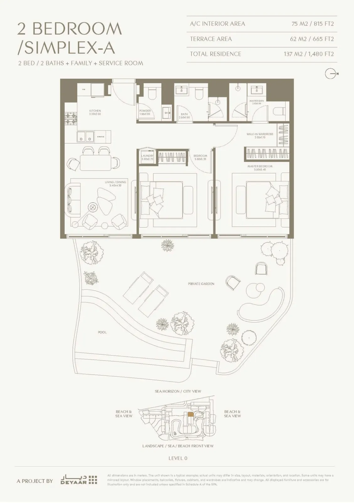 Floor plan for Type E
