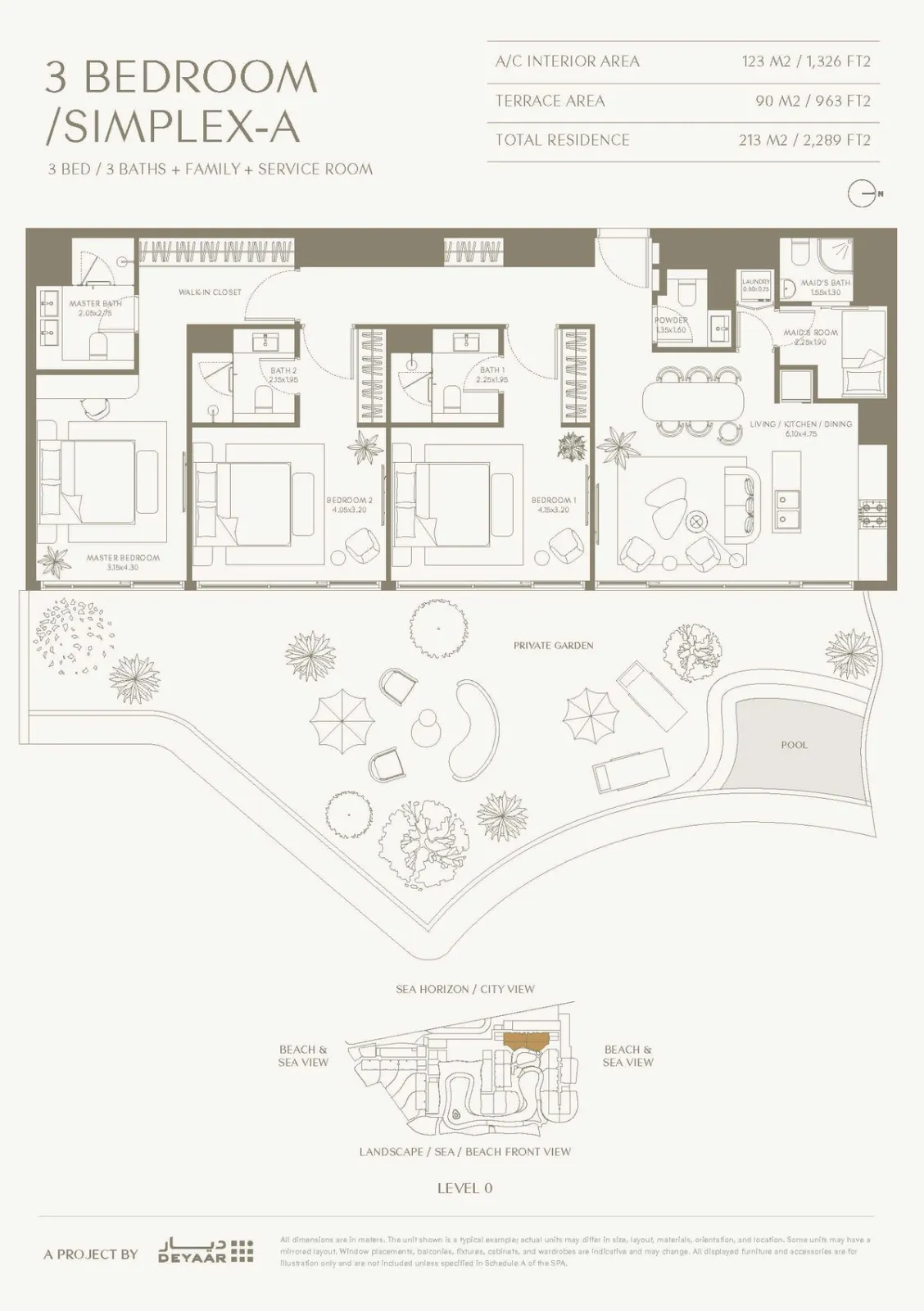 Floor plan for Type E