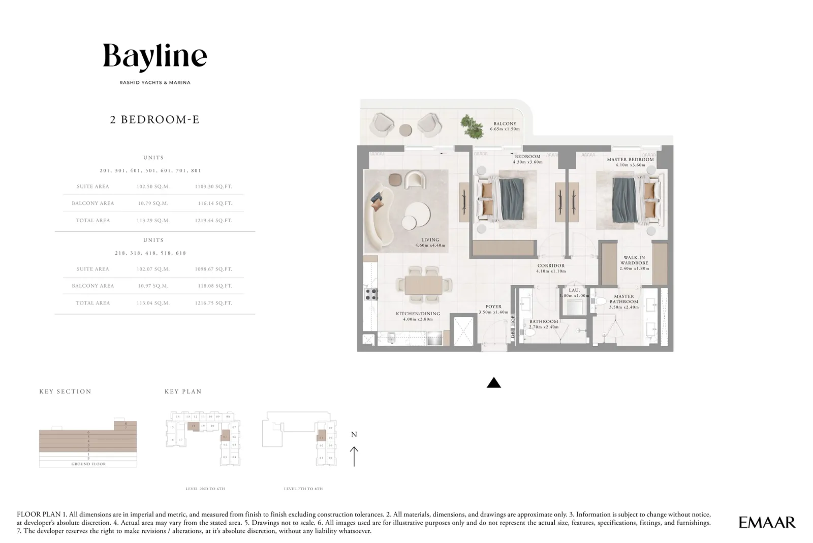 Floor plan for Type E