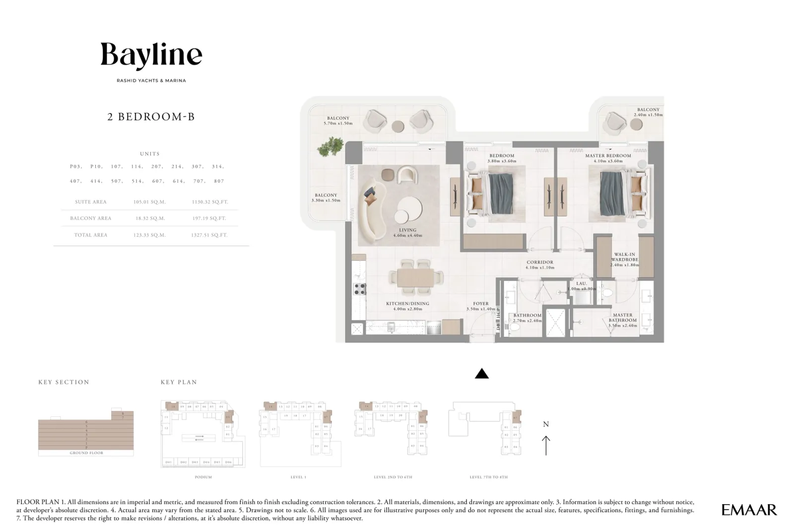 Floor plan for Type B