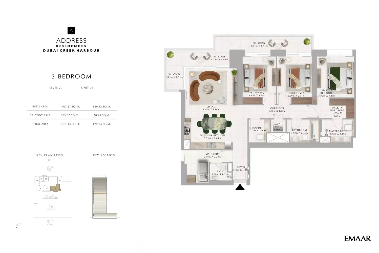 Floor plan for Type A