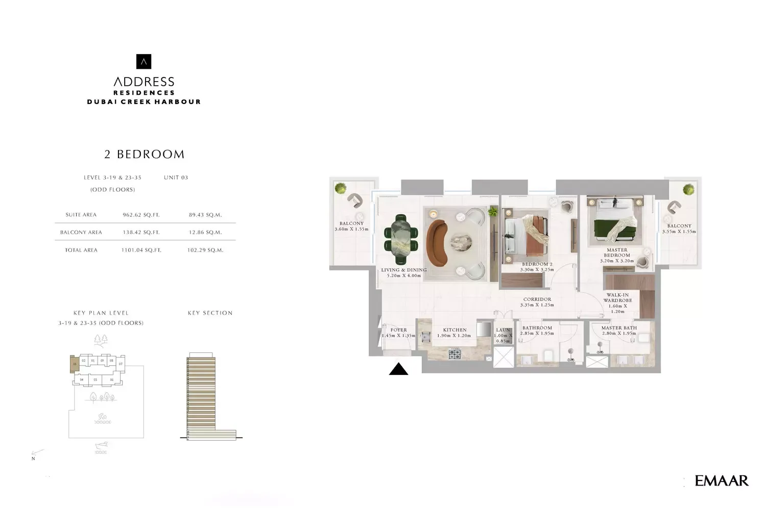 Floor plan for Type B