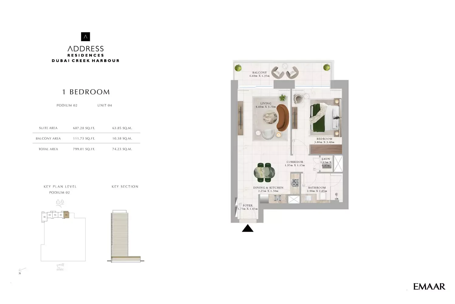 Floor plan for Type G