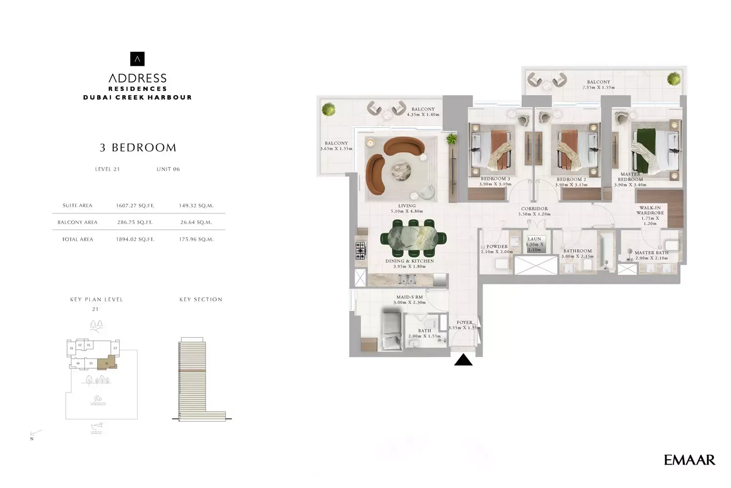 Floor plan for Type B