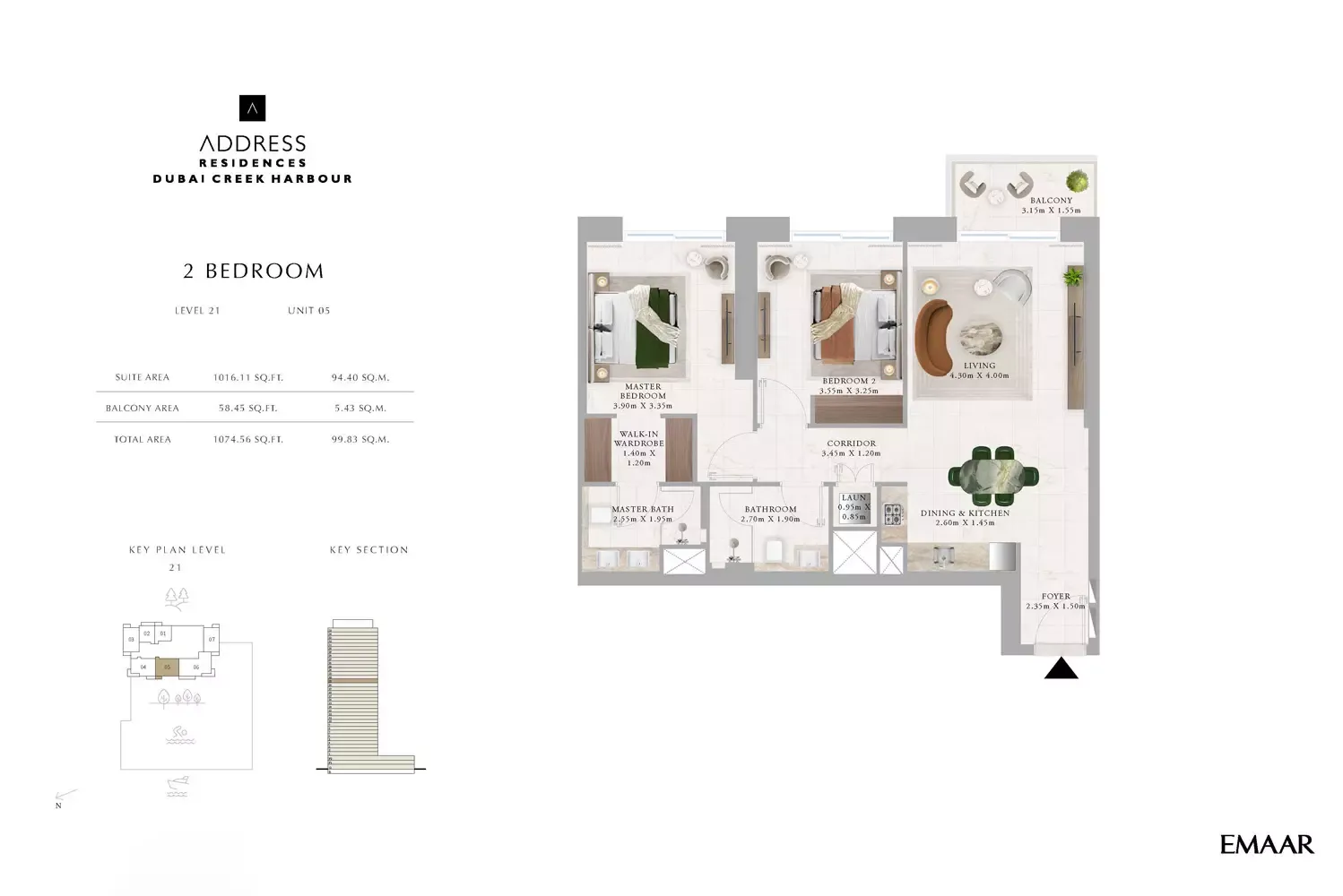 Floor plan for Type H