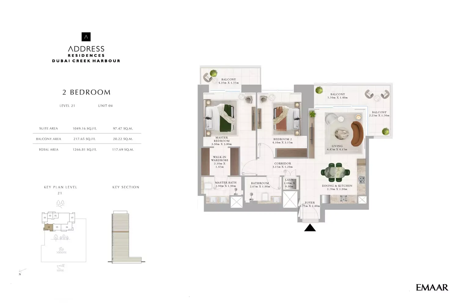 Floor plan for Type D