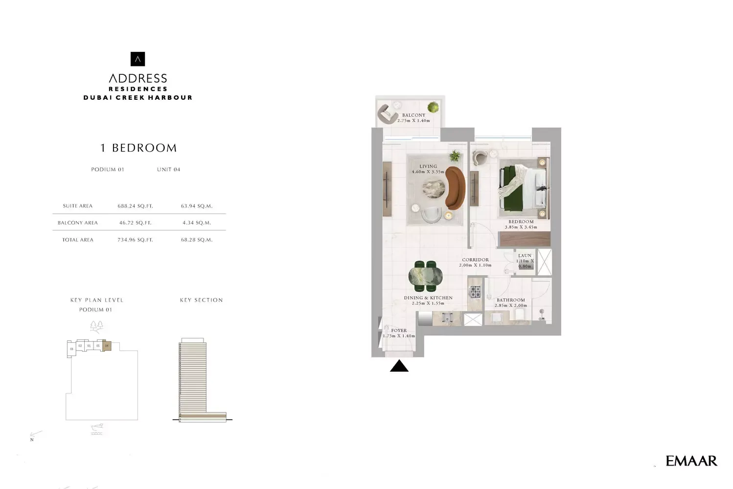 Floor plan for Type C