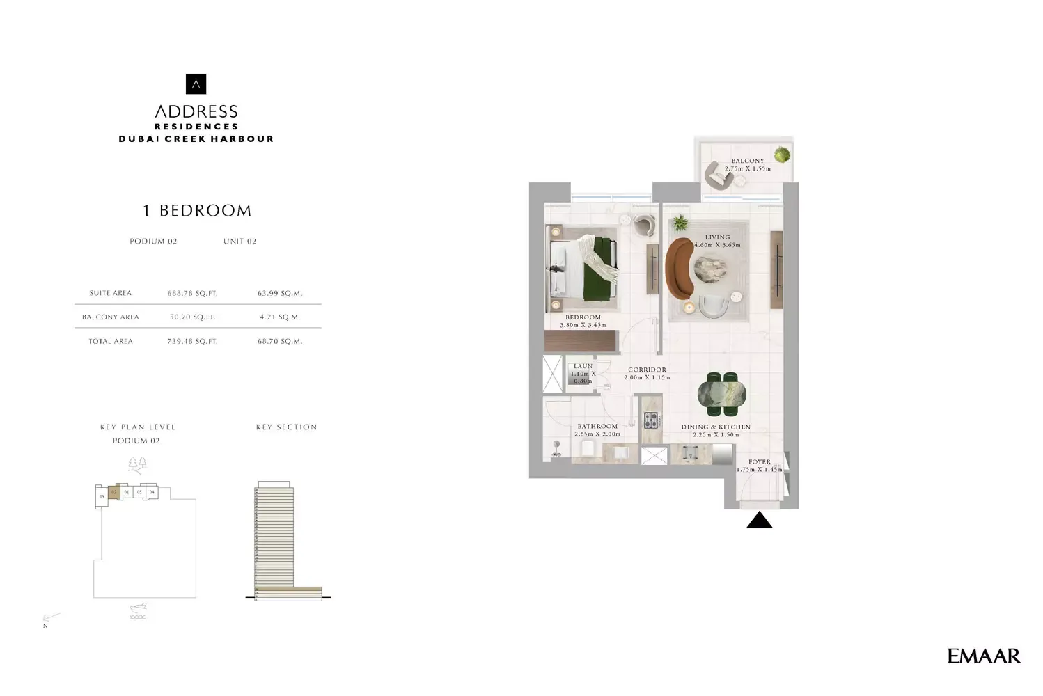Floor plan for Type E