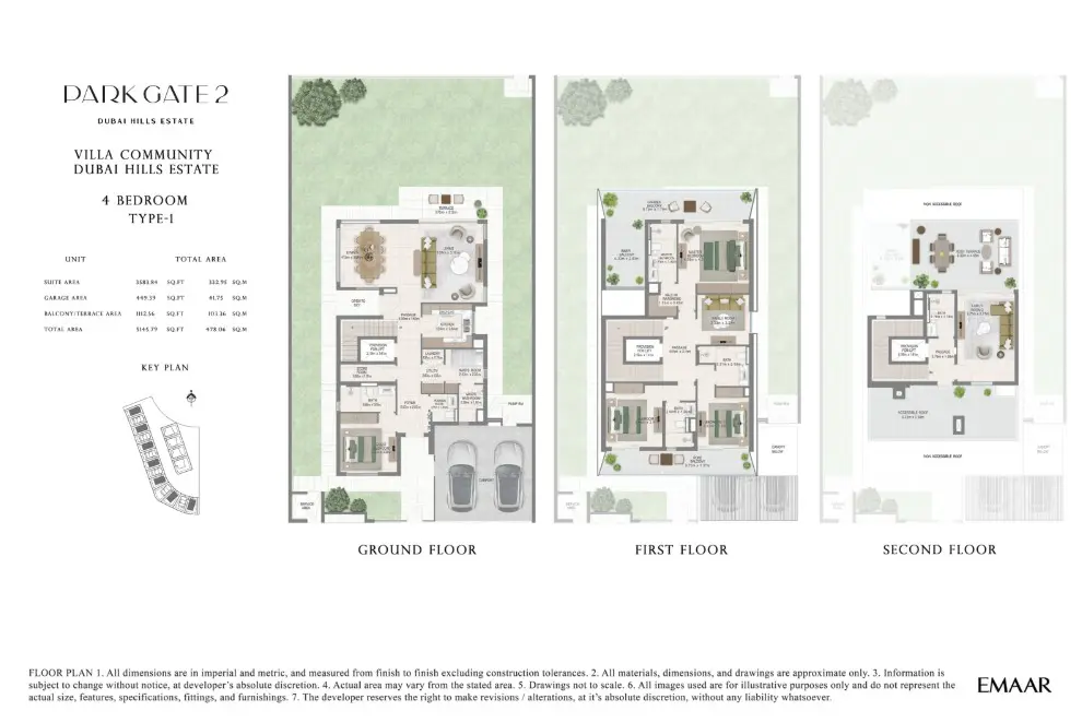 Floor plan for Type 1