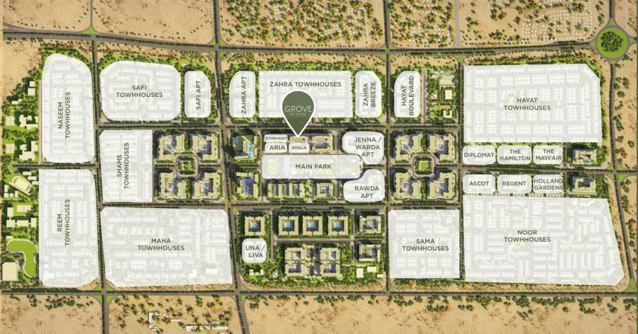 Grove on the Park master plan