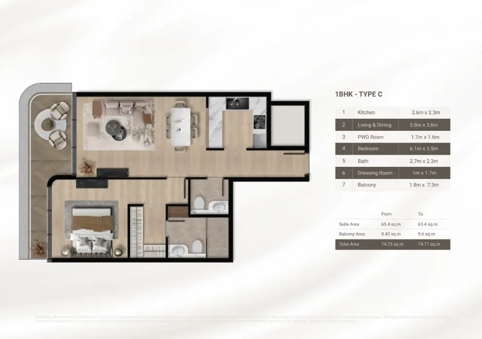 Floor plan for Type C