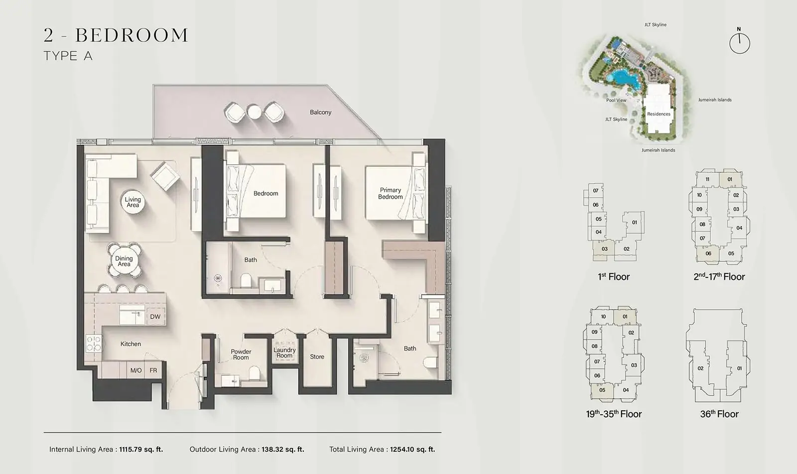 Floor plan for Type A