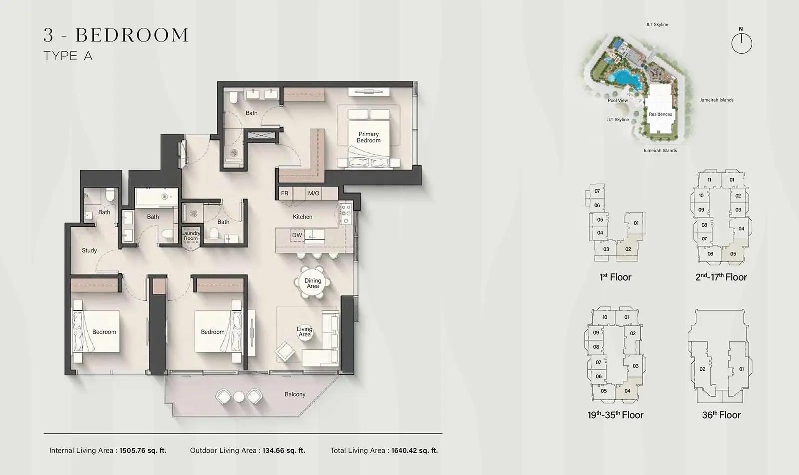 Floor plan for Type A