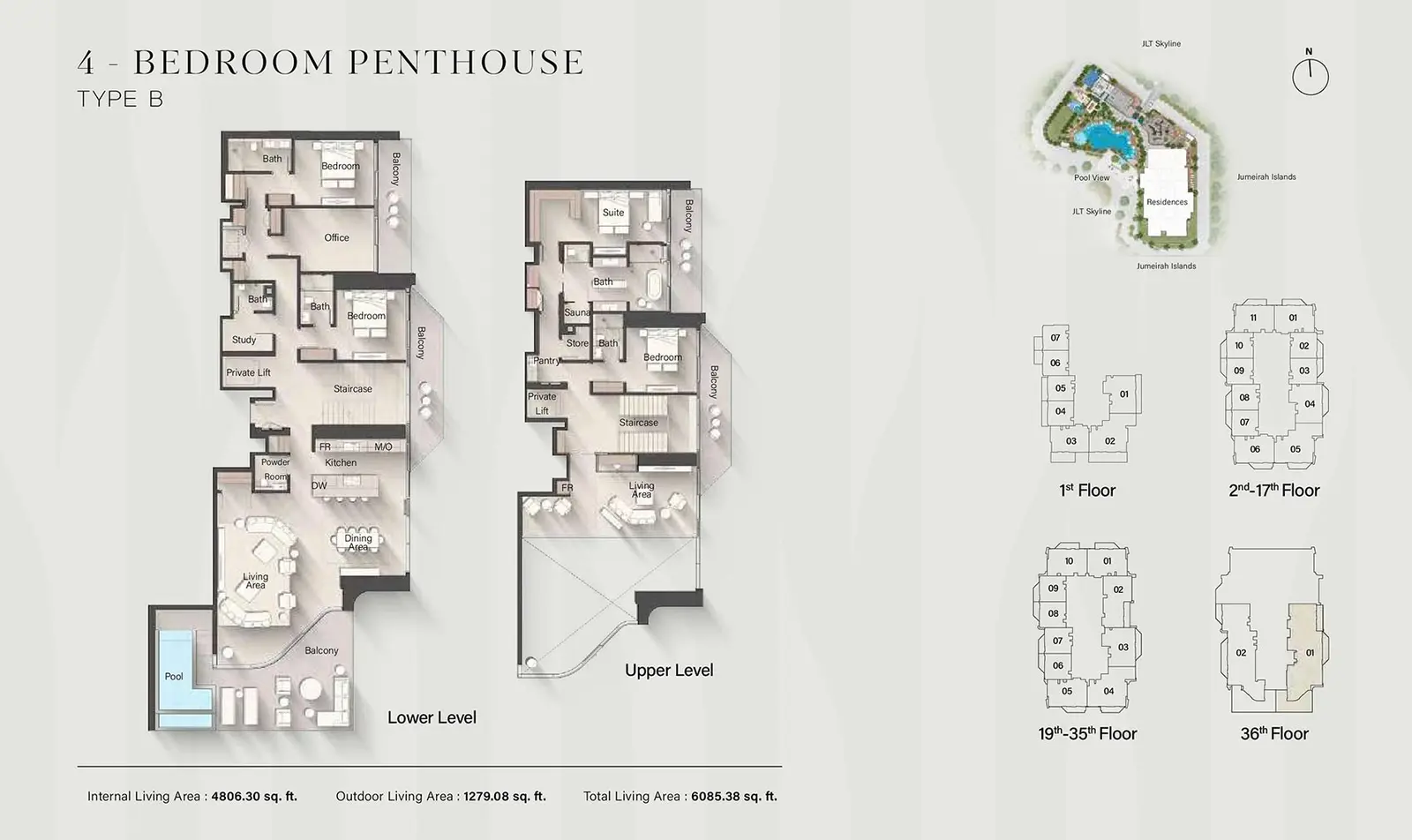 Floor plan for Type B