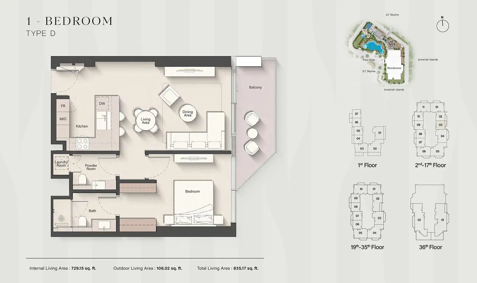 Floor plan for Type D