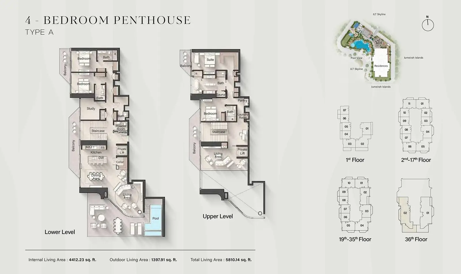 Floor plan for Type A