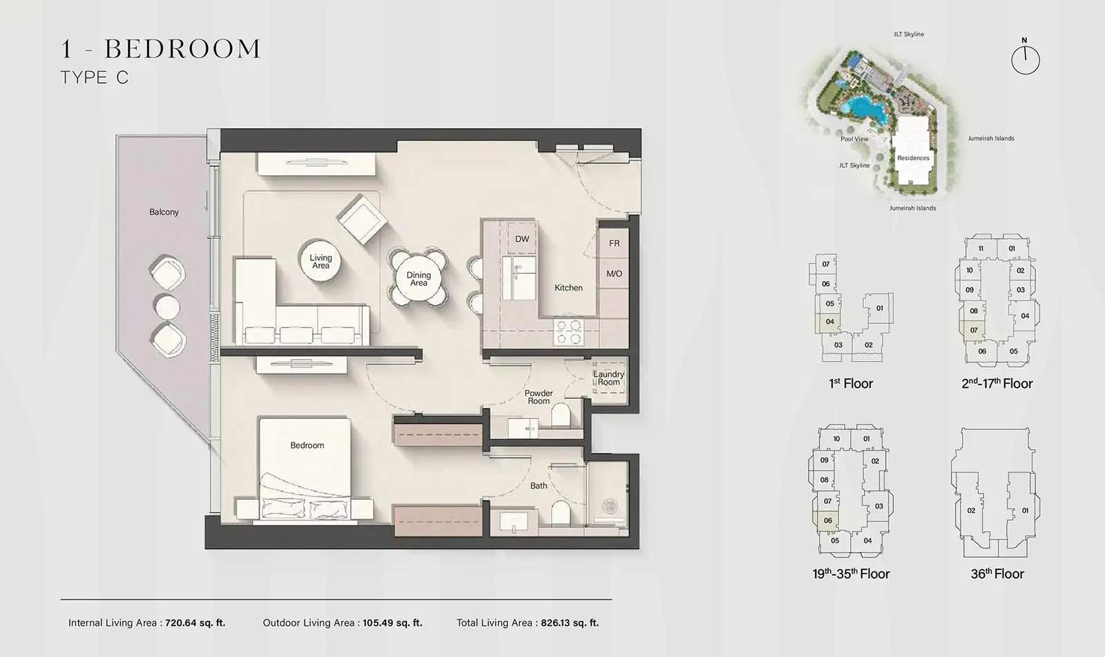 Floor plan for Type C