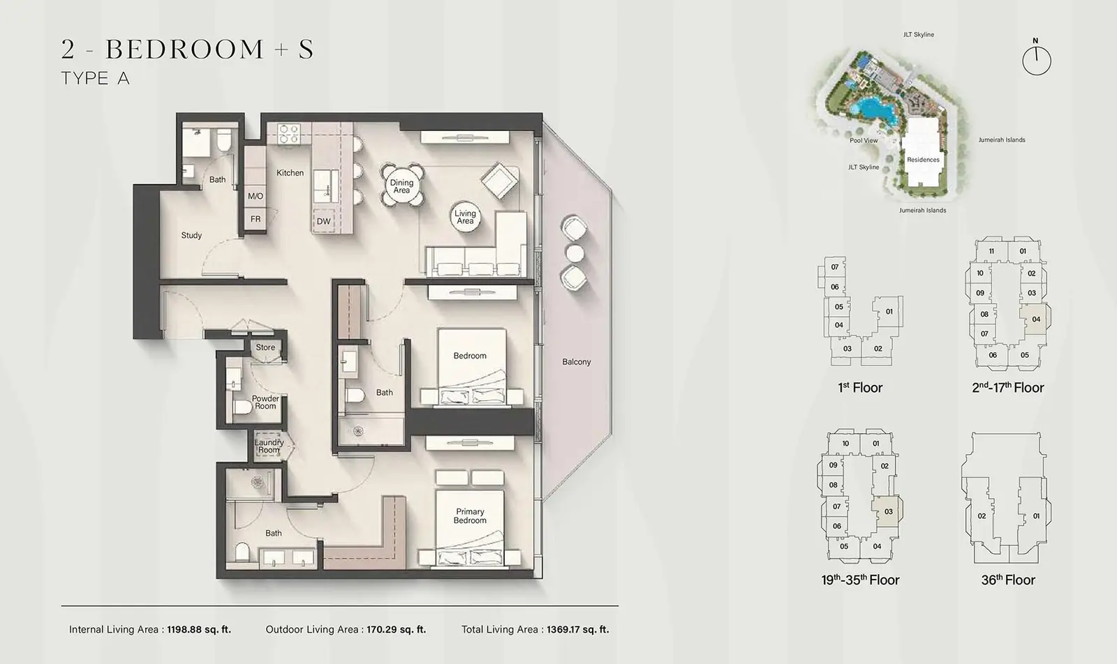 Floor plan for Type A-S