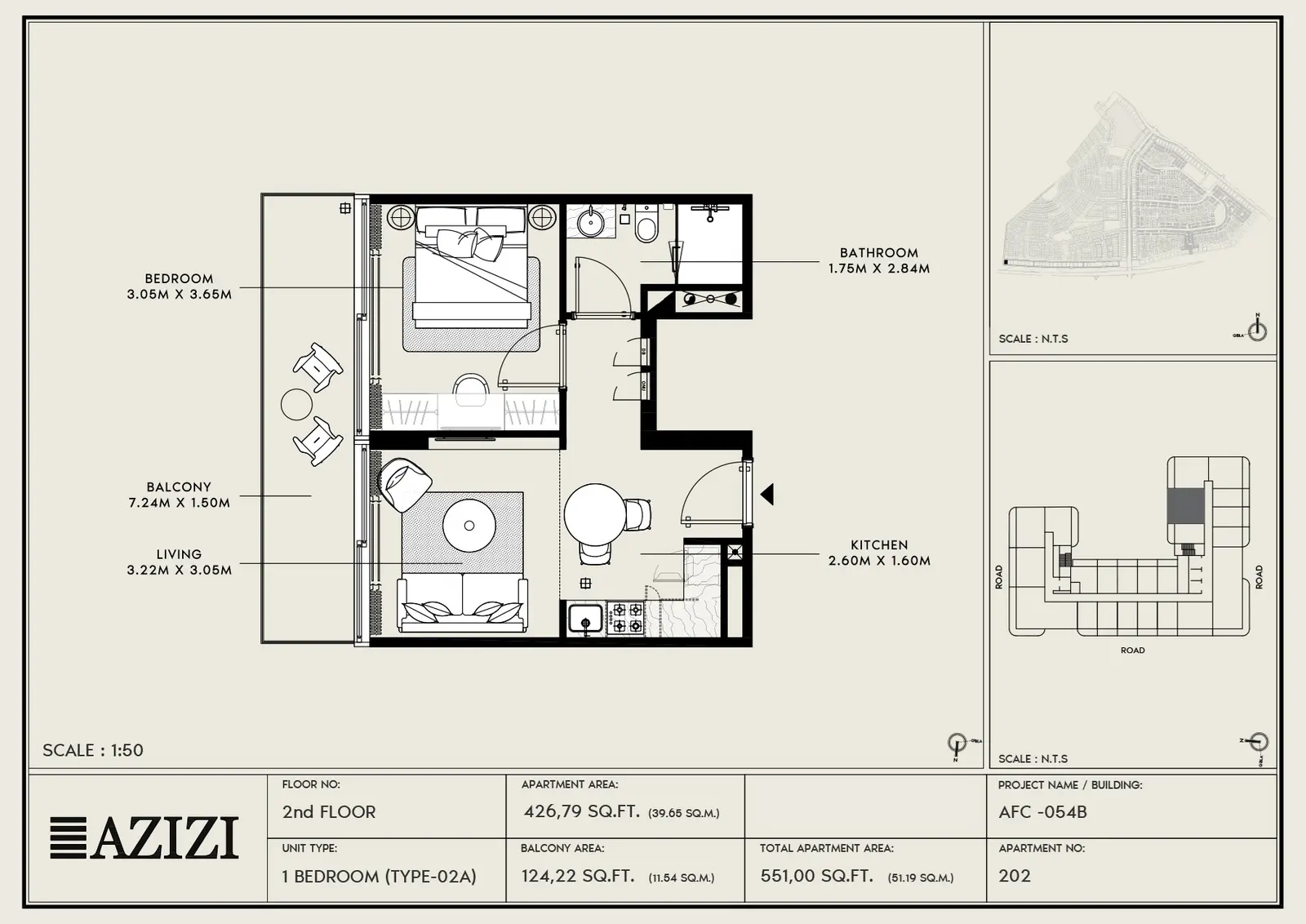 Floor plan for Type 02A