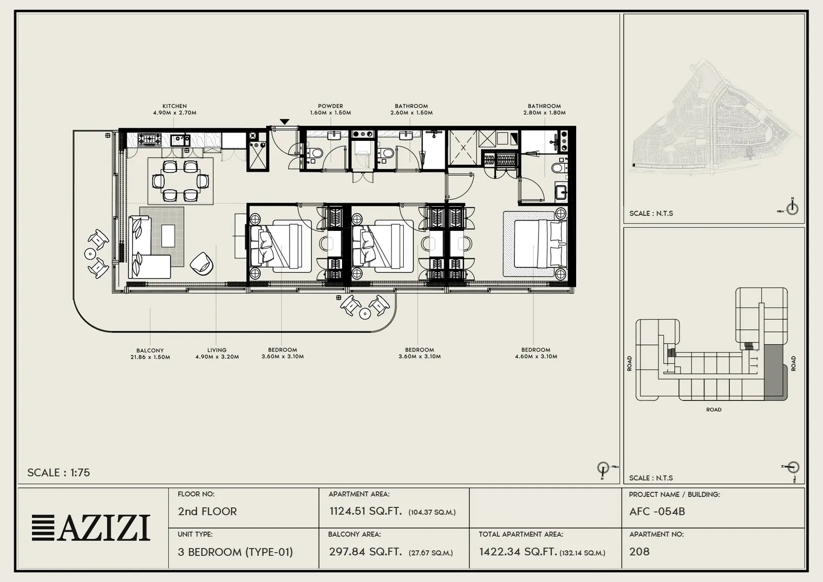 Floor plan for Type 01