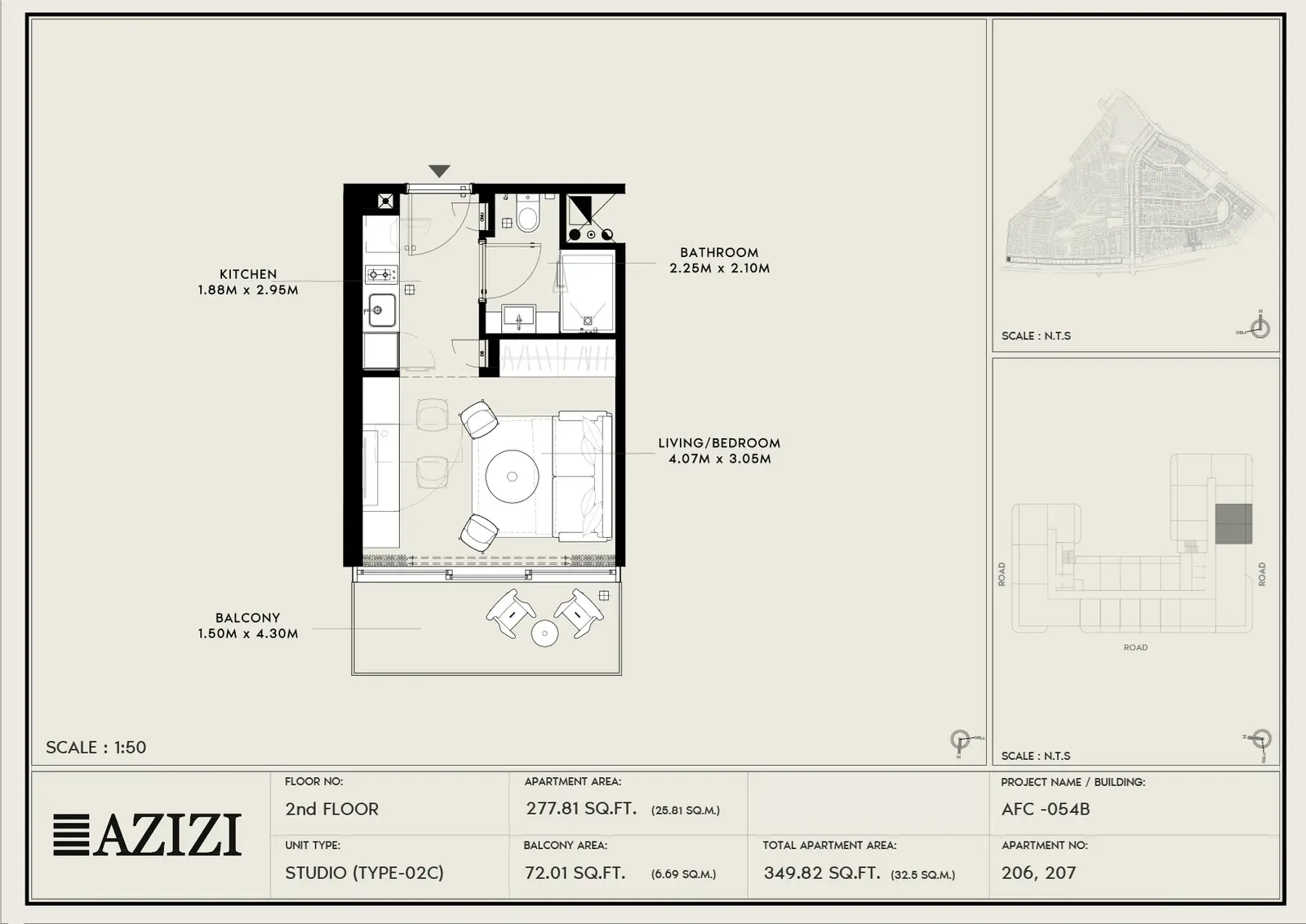 Floor plan for Type 02C
