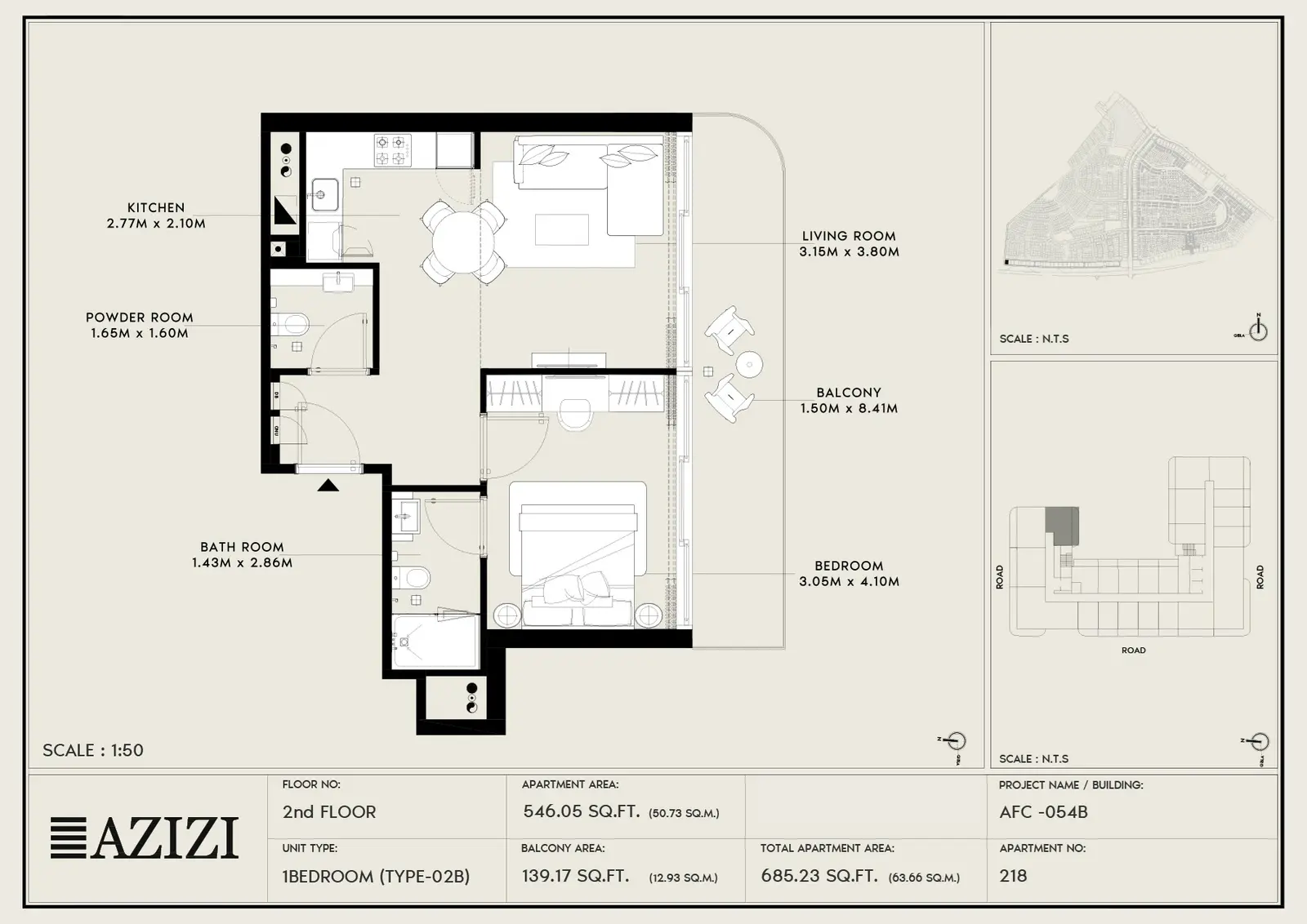 Floor plan for Type 02B