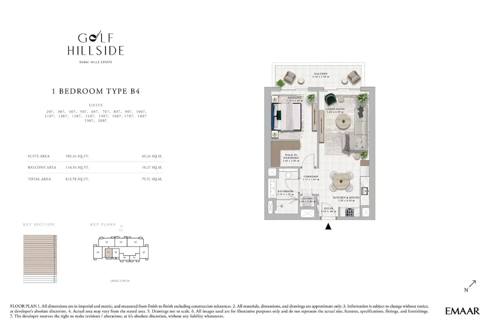 Floor plan for Type B4