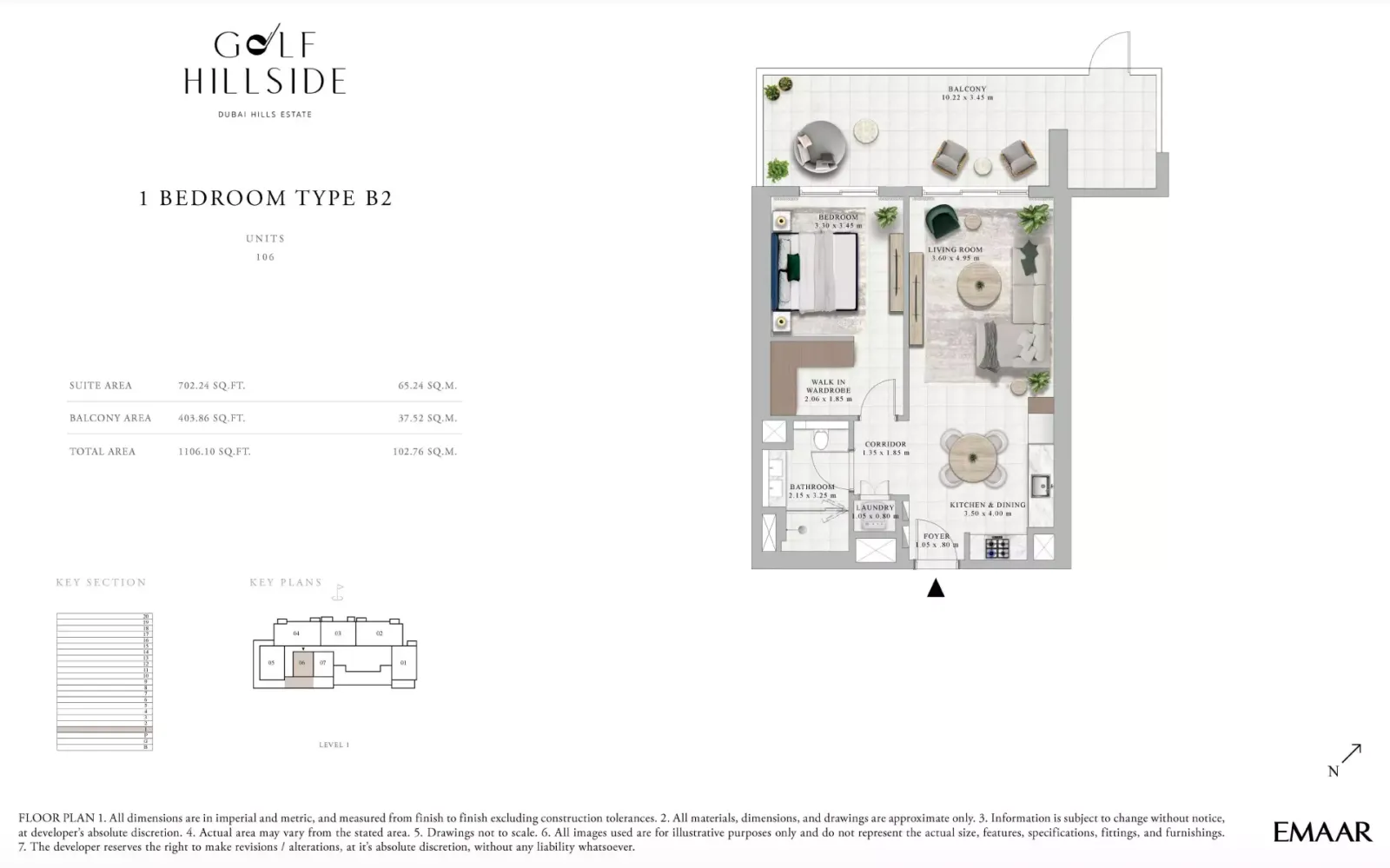 Floor plan for Type B2
