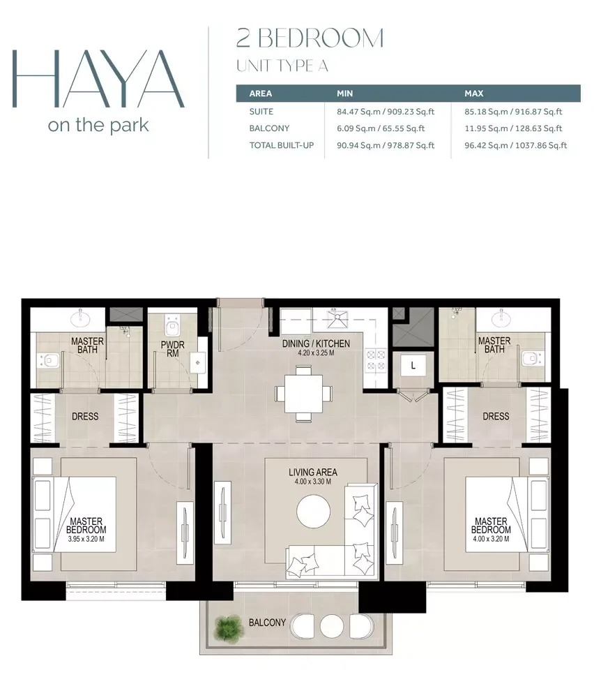 Floor plan for Type A