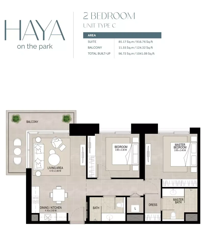 Floor plan for Type C