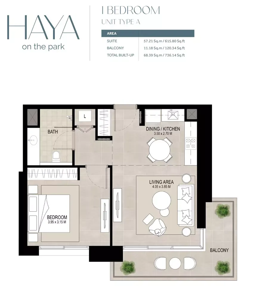 Floor plan for Type A