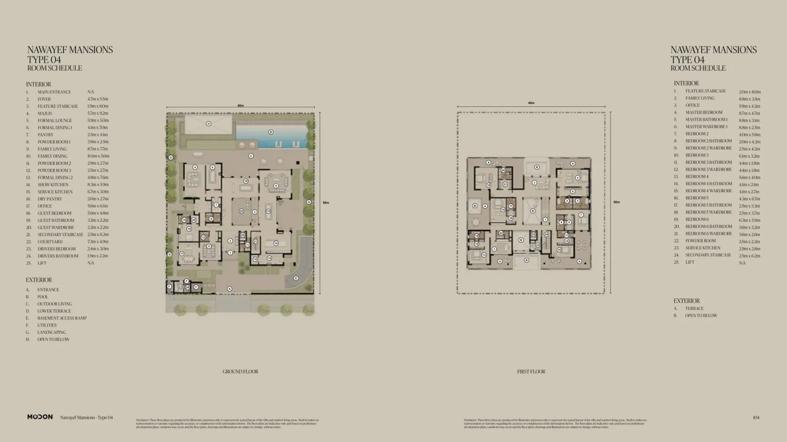 Floor plan for Type 04