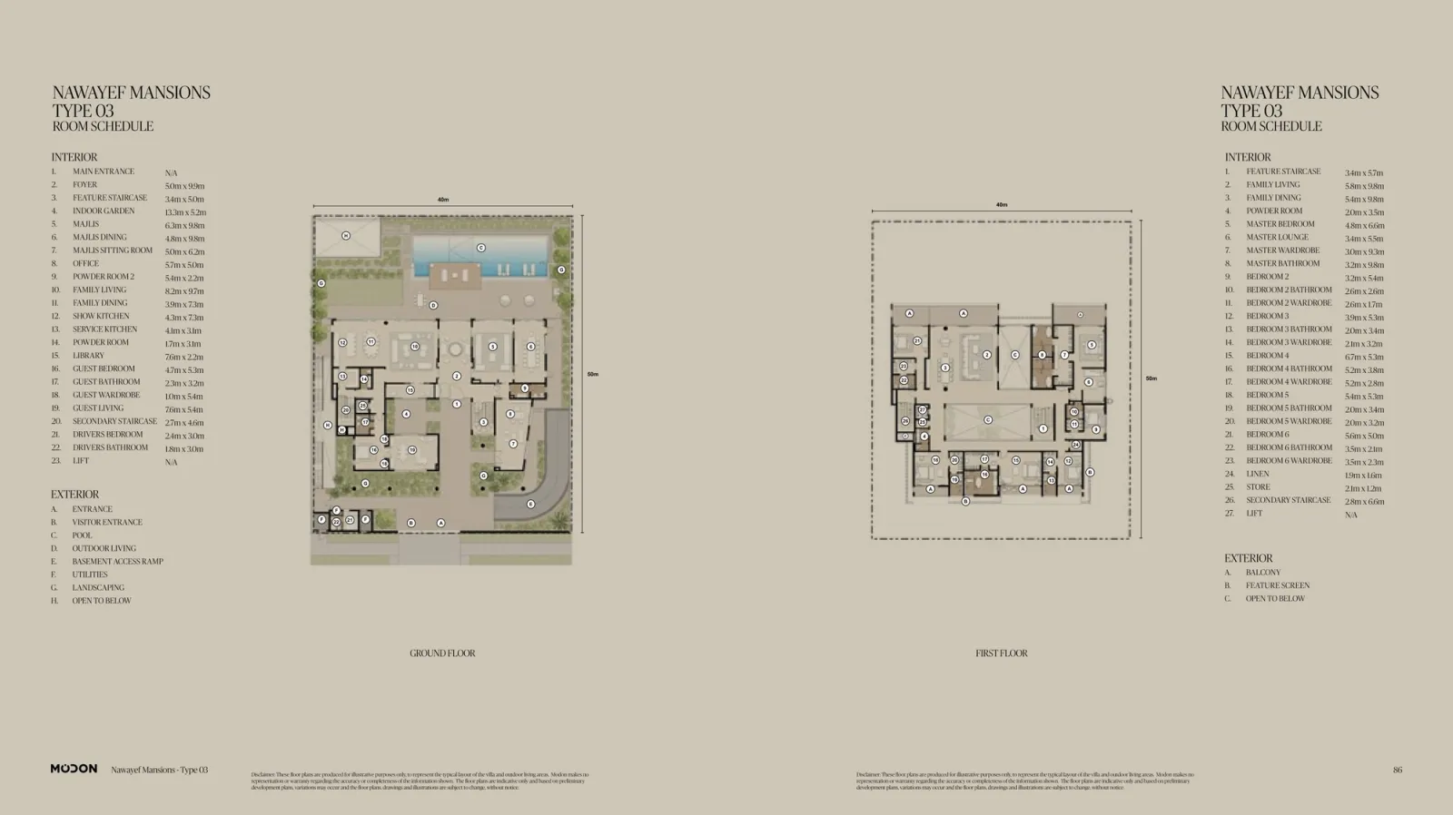 Floor plan for Type 03