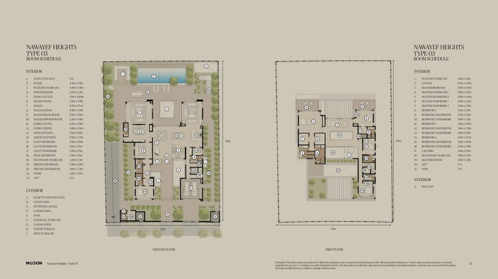 Floor plan for Type 03