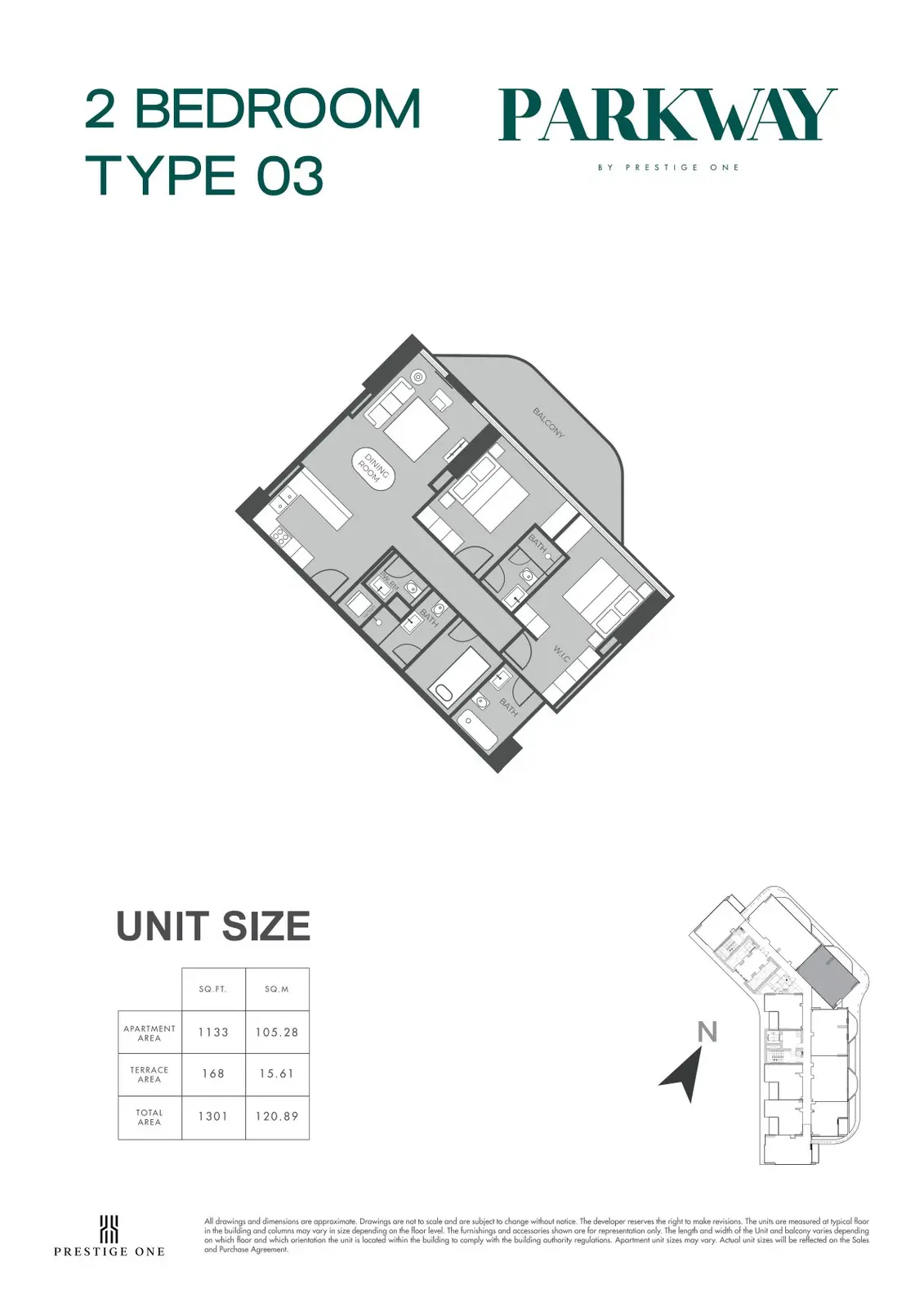 Floor plan for Type 03