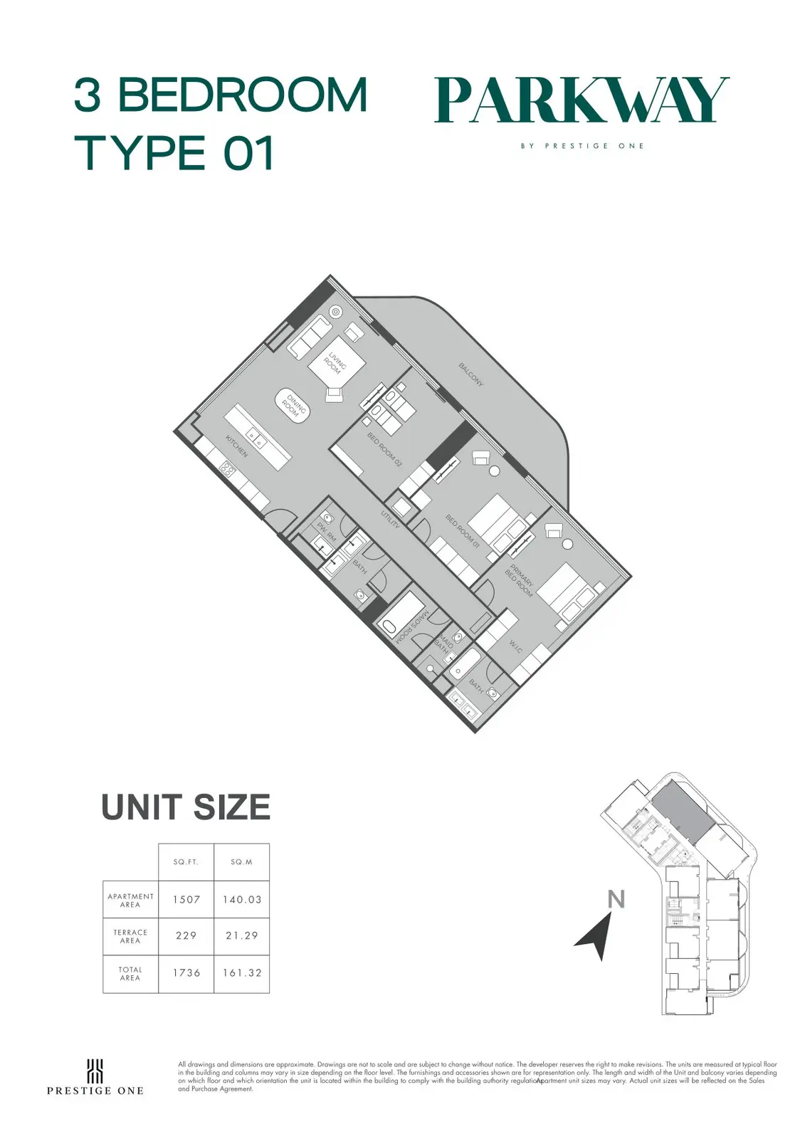 Floor plan for Type 01