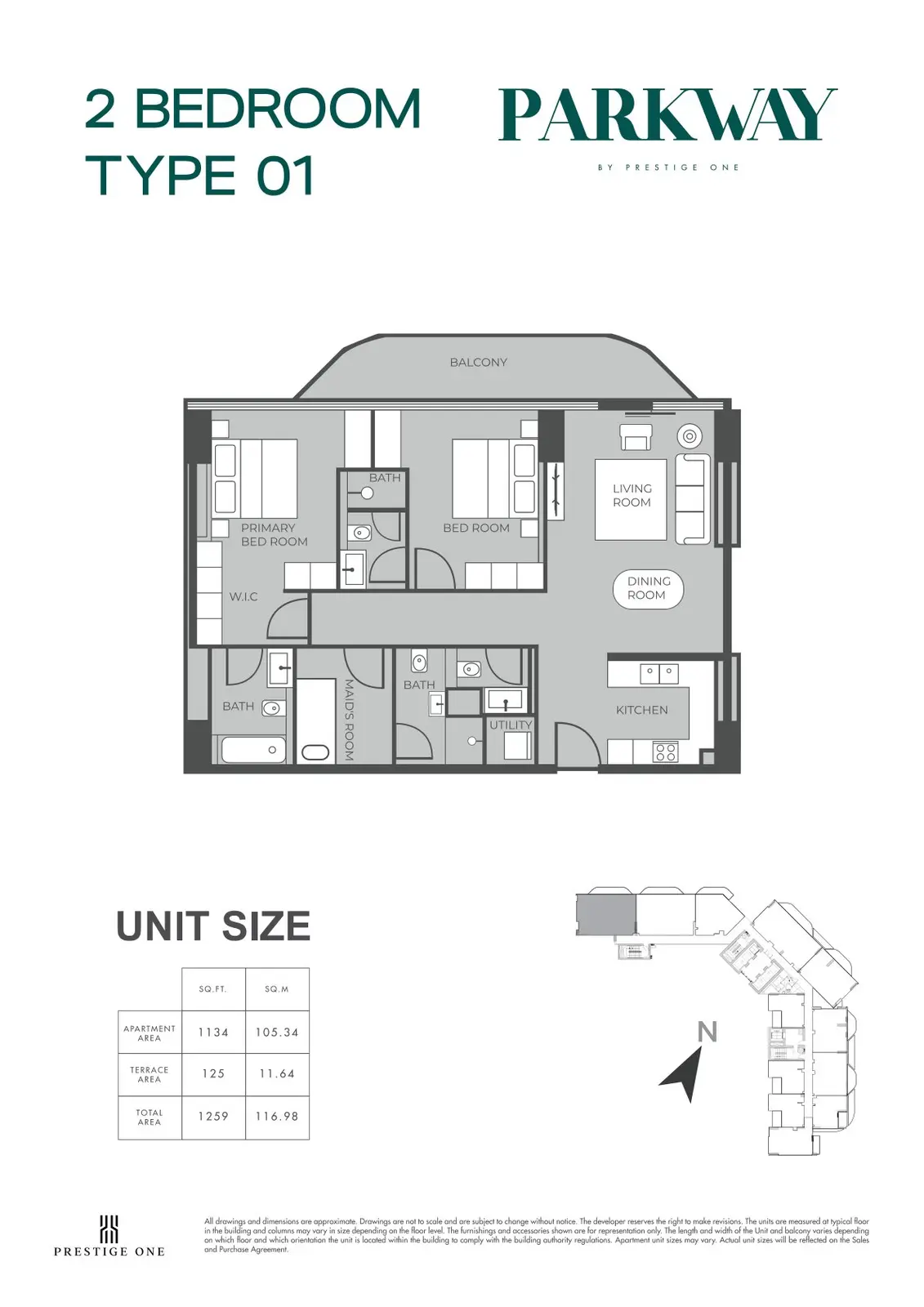 Floor plan for Type 01