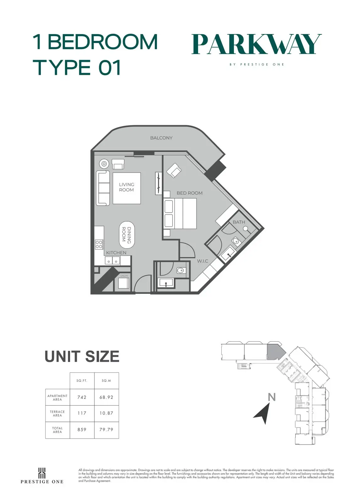Floor plan for Type 01